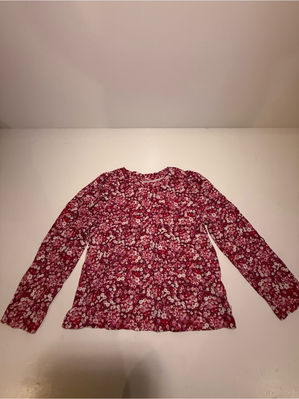 GAP 5T Pink Floral Long Sleeve Top